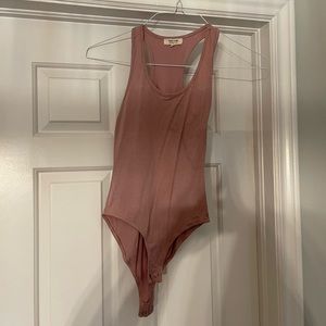 Fashion Nova Tank Bodysuit - Mauve